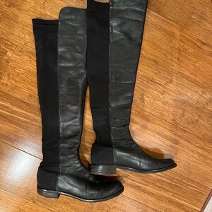 Stuart Weitzman Black Over-the-Knee Boots